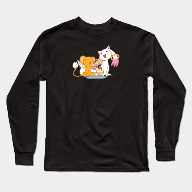 Wanna eat cake and make a contract? Long Sleeve T-Shirt by quietduna